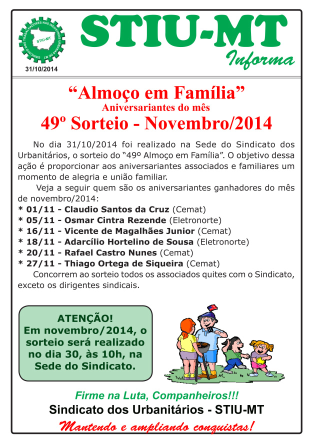 49º Almoço em Família