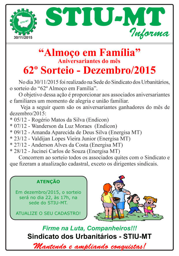 62º Almoço em Família