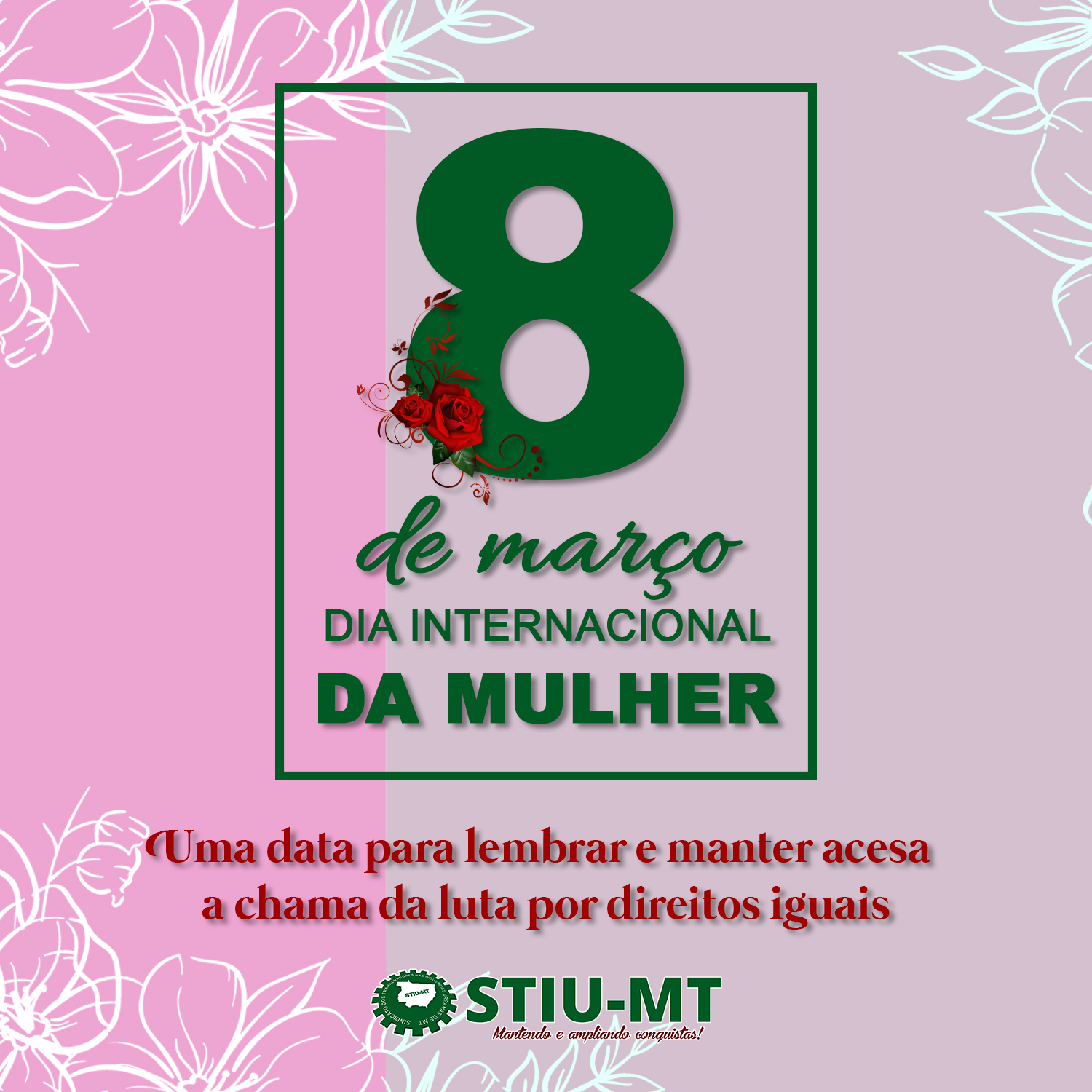 08 de Março – Dia Internacional da Mulher | STIU/MT